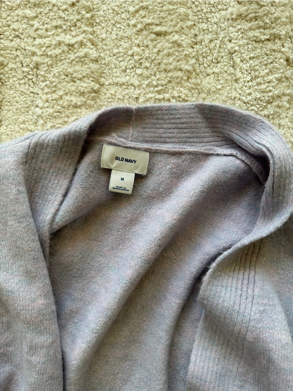 Old Navy Light Lavender Open-Front Women's Cardigan - Picture 3 of 3